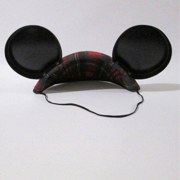 Disney 50 VIP Tours Mickey Ears Plaid Mickey Mouse Adult Hat - Picture 3 of 5